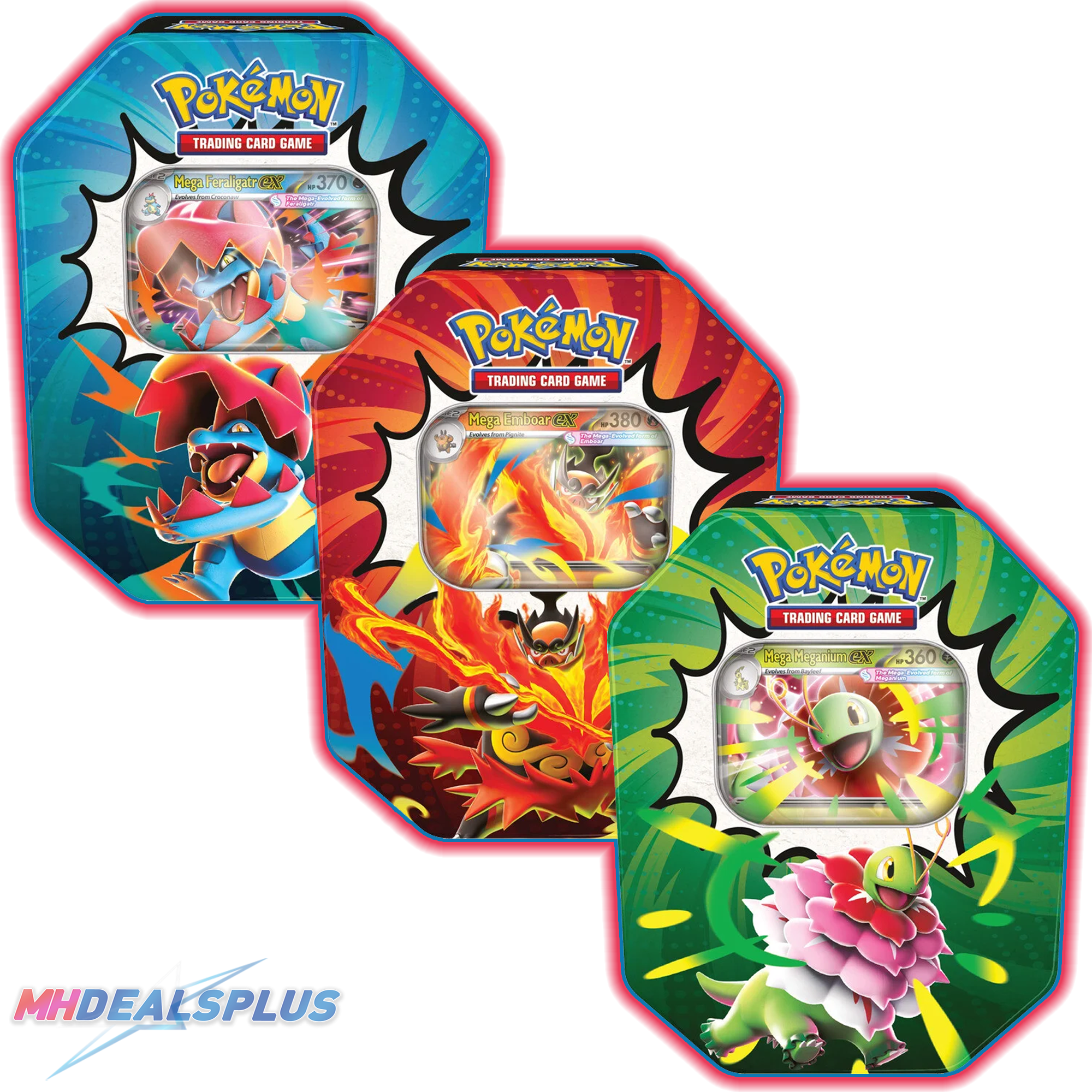 Pokemon Ascended Heroes Tin Set of 3 Ravli