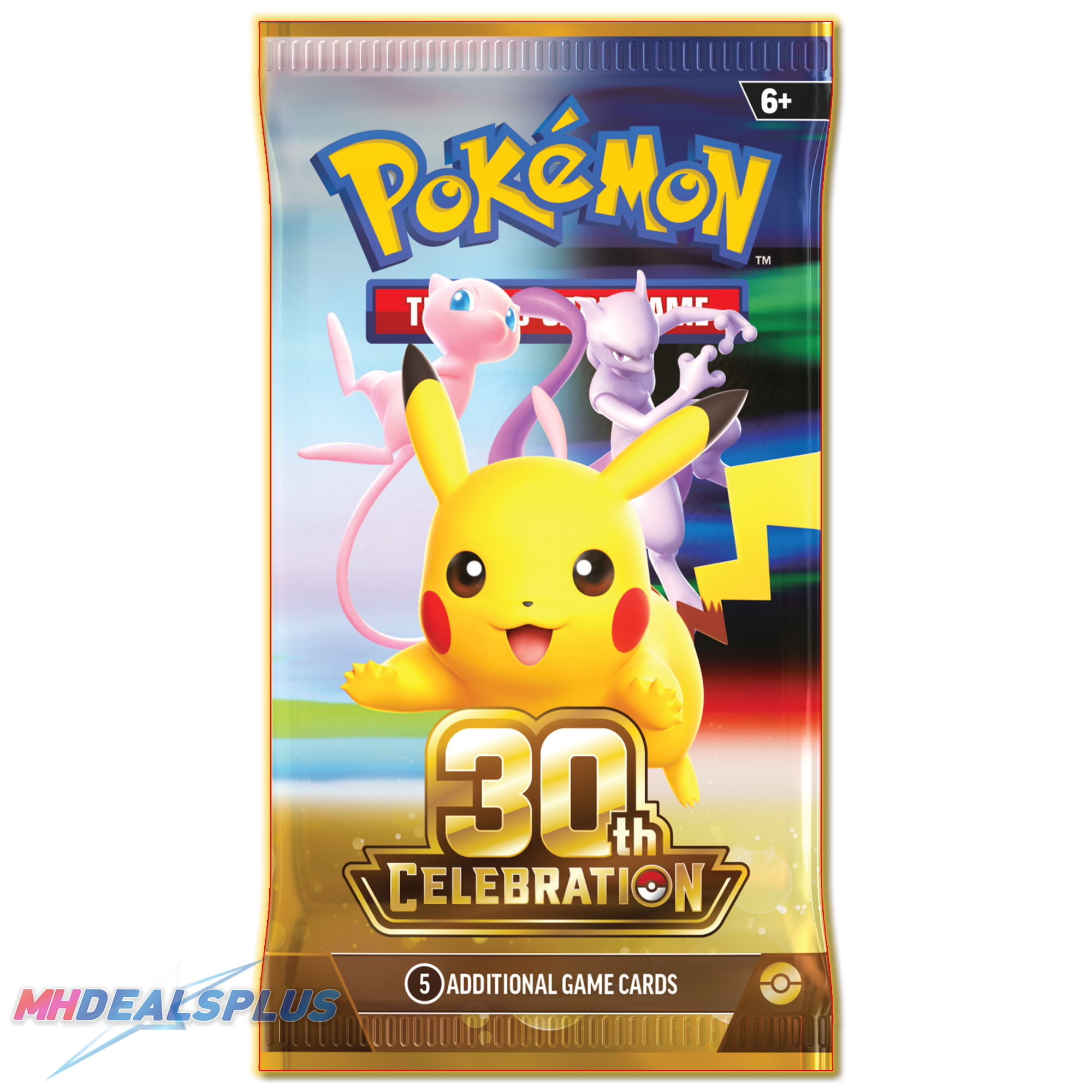 Pokemon 30th Celebration Tech Sticker Collection Set of 2 Ravli