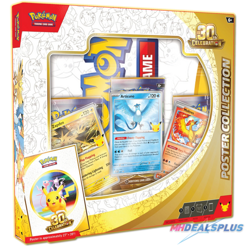 Pokemon 30th Celebration Poster Collection Pre-Order
